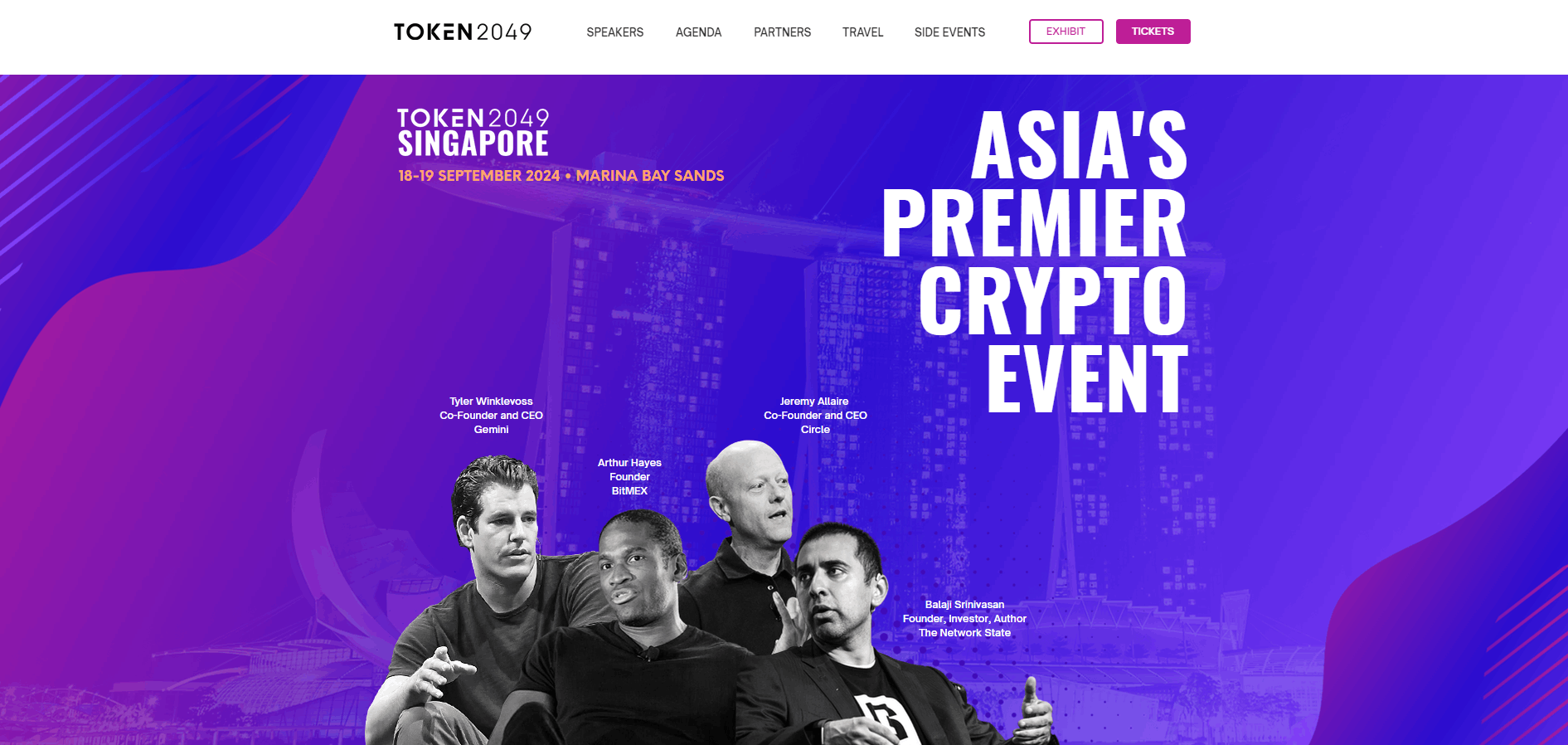 TOKEN2049 Singapore 2024 | All Events in MARINA BAY SANDS, SINGAPORE
